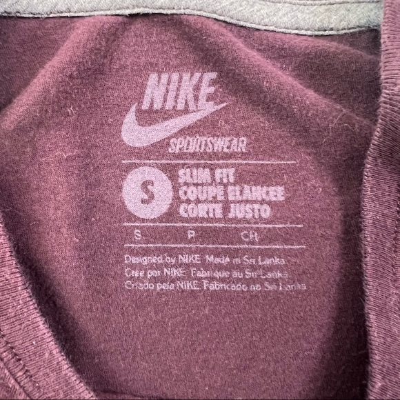 Bundle Nike Sportswear Running Sucks Maroon T Shirt Slim Fit Small & Dri Fit S - Picture 9 of 9